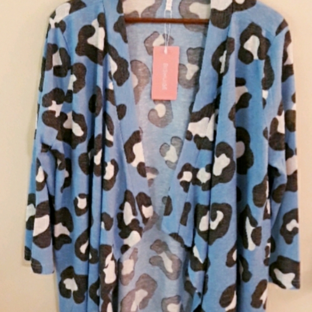 NEW Black and Blue Shrug